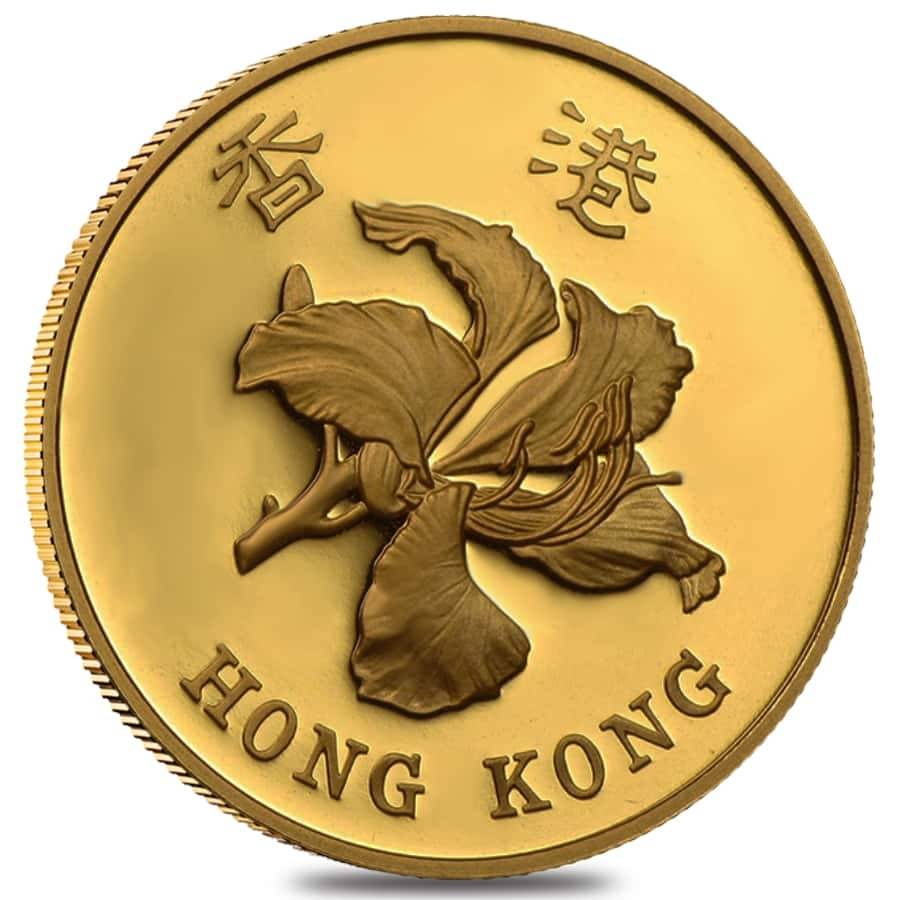 1997 Hong Kong 1000 Commemorative Proof Gold Coin Silvergold Express